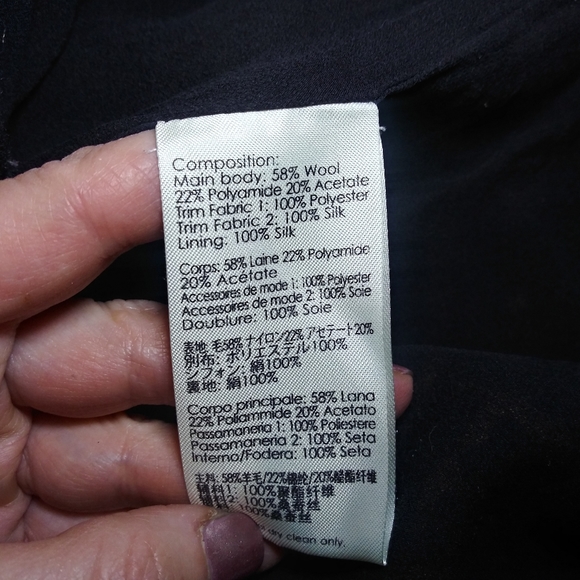 3.1 Phillip Lim Black/Bronze Minimalist Wool & Silk Leopard Print Sheath Dress - Picture 8 of 10